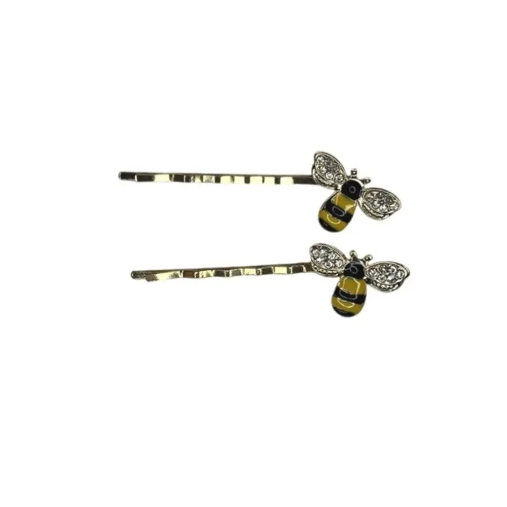 Bumble Bee Bobby Pins Gold Tone Hair Accessories Cottagecore Fairycore Set